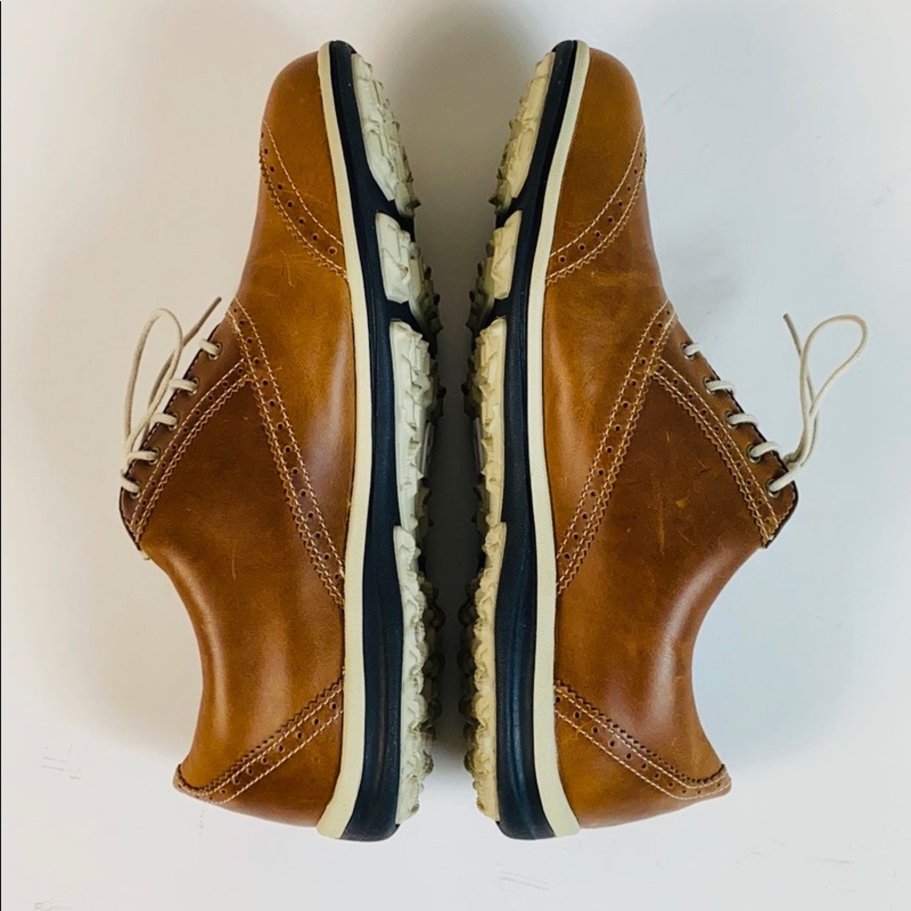 Sz 9.5 FootJoy LoPro Tobacco Brown Golf Shoes